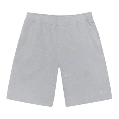 Pre-owned Stussy Double Layer Jersey Short 'grey Heather' | Men's Size S