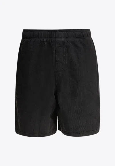 Stussy Double-layer Track Shorts In Black