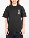 Stussy Dragon Graphic T-shirt In Black