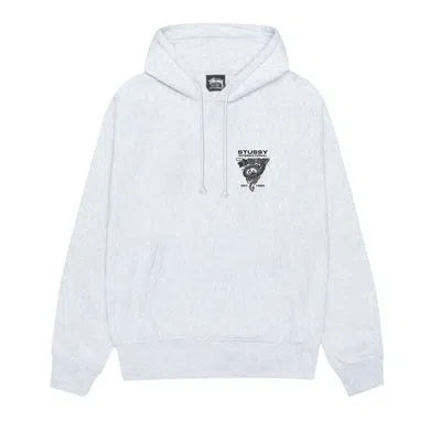 Pre-owned Stussy Dragon Hoodie 'ash Heather' | Grey | Men's Size M In Gray