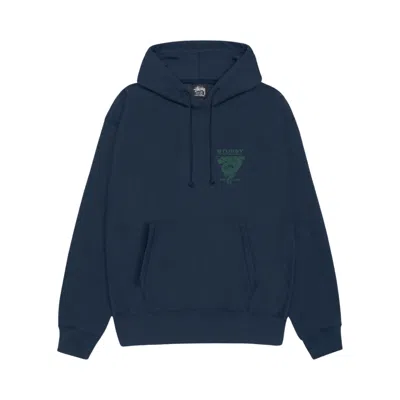 Pre-owned Stussy Dragon Hoodie 'navy' | Blue | Men's Size M