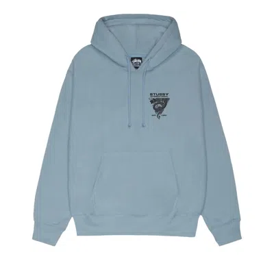 Pre-owned Stussy Dragon Hoodie 'slate' | Blue | Men's Size L