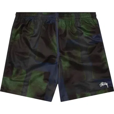 Pre-owned Stussy Dyed Plaid Water Short 'green' | Men's Size Xl