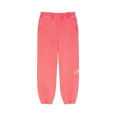 Pre-owned Stussy Dyed  Designs Pant 'coral' In Pink