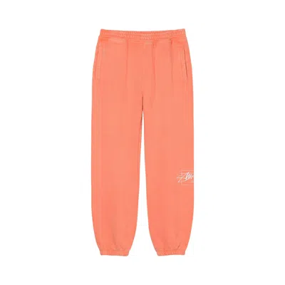 Pre-owned Stussy Dyed Stüssy Designs Pant 'peach' In Orange