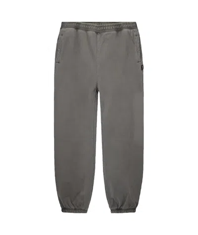Stussy Elastic Waist Casual Pants In Gray