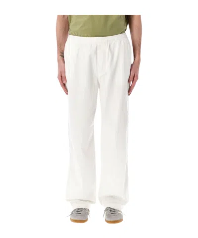 Stussy Elastic Waist Casual Pants In White