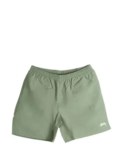 Stussy Elasticated Shorts In Green