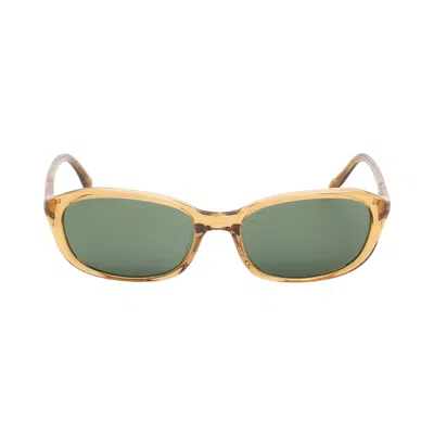 Pre-owned Stussy Eli Sunglasses 'honey/dark Green Lens' | Brown | Men's Size Onesize