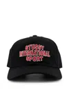 Stussy Embroidered Cap In Black