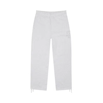 Pre-owned Stussy Established Fleece Pant 'ash Heather' | Grey | Men's Size Xxl In Gray