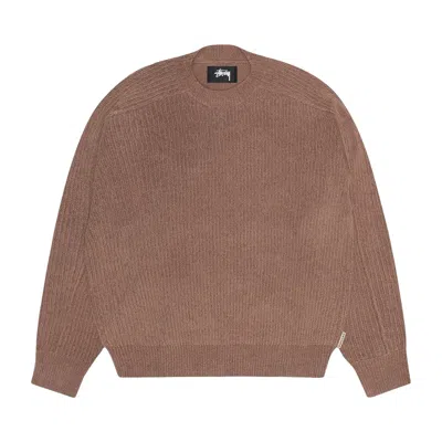 Pre-owned Stussy Exposed Seam Crew 'brown' | Men's Size M