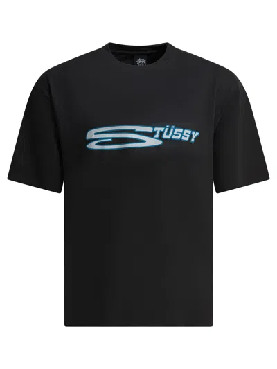 Stussy Faded Black Cotton T-shirt