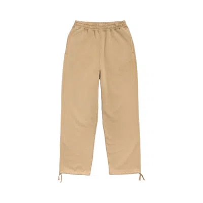 Pre-owned Stussy Faded Graphic Fleece Pant 'washed Beige' | Tan | Men's Size Xxl In Brown