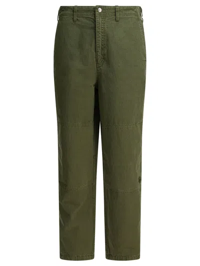 Stussy Field Pant Trousers Green In Brown