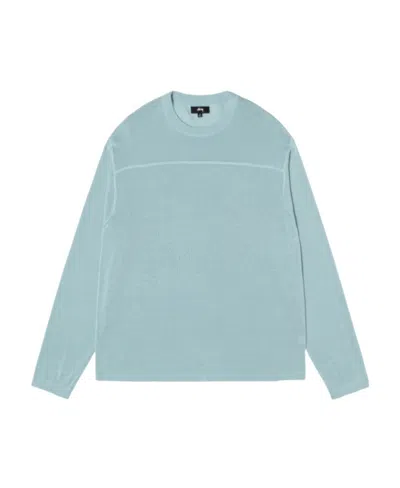 Stussy Fine Knitted Pullover In Blue