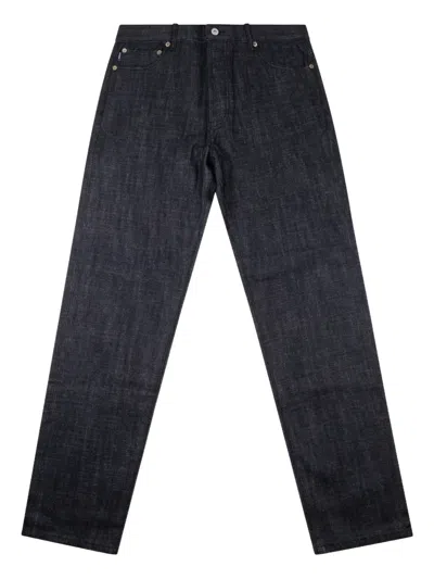 Stussy Five-pocket Jeans In Black