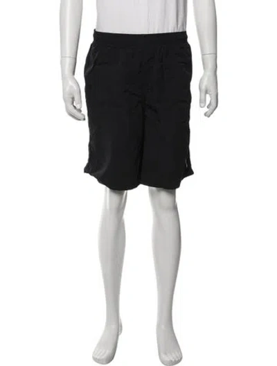 Pre-owned Stussy Flat Front Shorts In Black