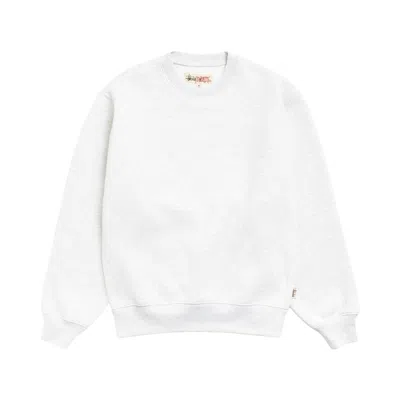 Pre-owned Stussy Fleece Crew 'ash Heather' | Grey | Men's Size Xxl In Gray