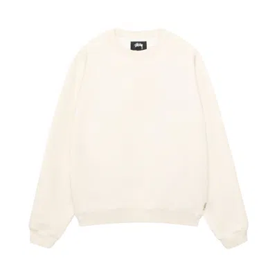 Pre-owned Stussy Fleece Raglan Crew 'natural' | Cream | Men's Size Xl In Beige