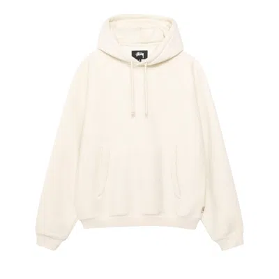 Pre-owned Stussy Fleece Raglan Hoodie 'natural' | Cream | Men's Size L In Beige