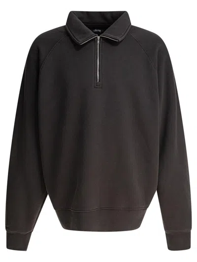 Stussy Stüssy Fleece Raglan Zip Mock