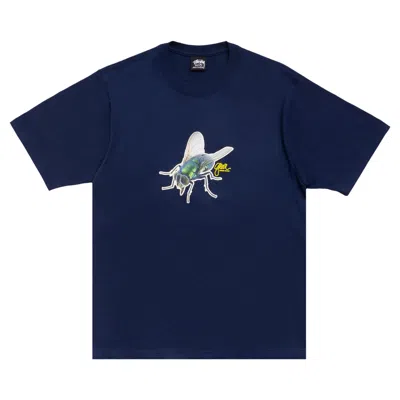 Pre-owned Stussy Fly Gear Tee 'navy' | Blue | Men's Size S