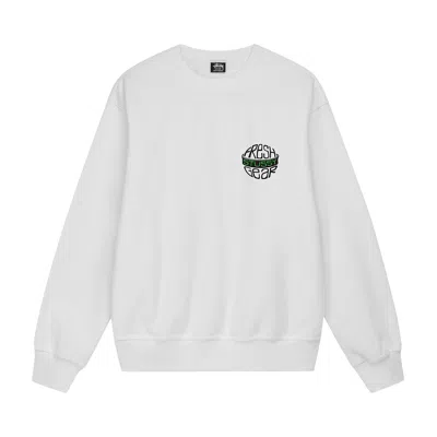 Pre-owned Stussy Fresh Gear Crew 'white'