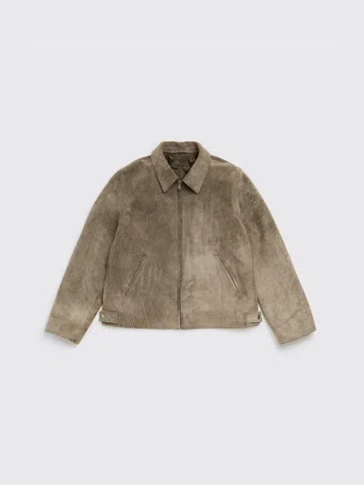 Stussy Garage Jacket Suede In Brown