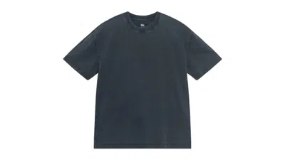 Pre-owned Stussy Garment Dyed Short Sleeve Tee Shirt In Faded Black