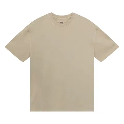 Pre-owned Stussy Garment Dyed Short-sleeve Tee 'tan' | Men's Size L