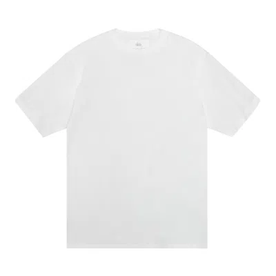 Pre-owned Stussy Garment Dyed Short-sleeve Tee 'white' | Men's Size M
