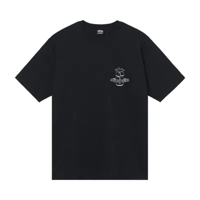 Pre-owned Stussy Gear Banner Tee 'black'