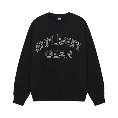 Pre-owned Stussy Gear Crew 'black'