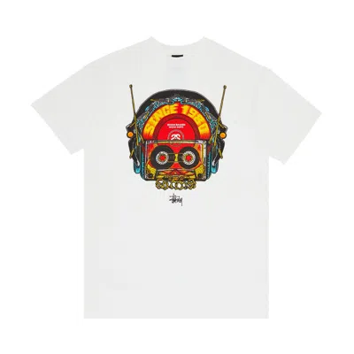 Pre-owned Stussy Gear When Radios Were Dope Tee 'white' | Men's Size Xxl