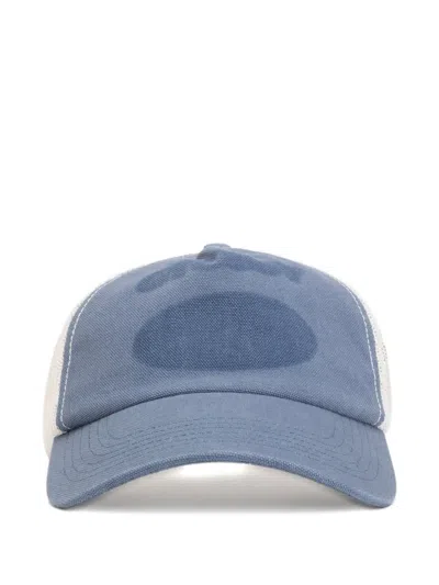 Stussy Ghost Baseball Cap In Blue