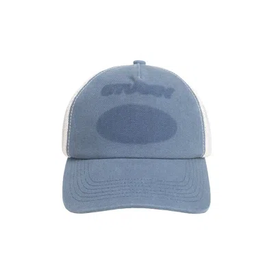 Pre-owned Stussy Ghost Logo Trucker 'blue' | Men's Size Onesize