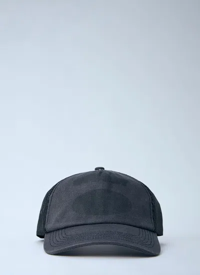 Stussy Ghost Logo Trucker Cap In Yellow