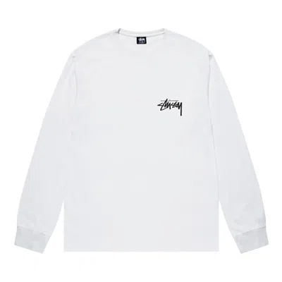 Pre-owned Stussy Gold Lion Long-sleeve Tee 'white'