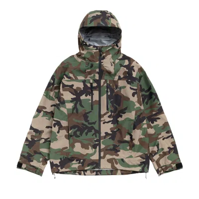 Pre-owned Stussy Gore-tex Guide Shell 'woodland Camo' | Brown | Men's Size S