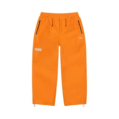 Pre-owned Stussy Gore‑tex Recycled Over Trouser 'orange'