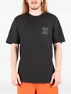 Stussy Graphic-print T-shirt In Black