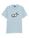 Stussy Graphic-print T-shirt In Blue