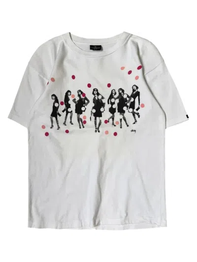 Stussy Graphic-print T-shirt In Gray
