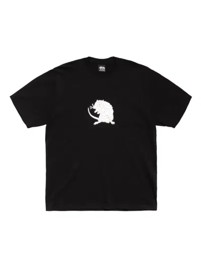 Stussy Graphic T-shirt In Black