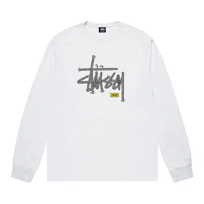 Pre-owned Stussy Hardware Long-sleeve Tee 'white' | Men's Size Xl