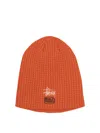 Stussy Orange Acrylic Hat In Orange