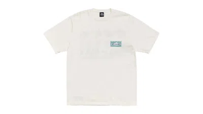 Pre-owned Stussy Heal The Bay 40 Pigment Dyed Tee Shirt In Natural In Brown