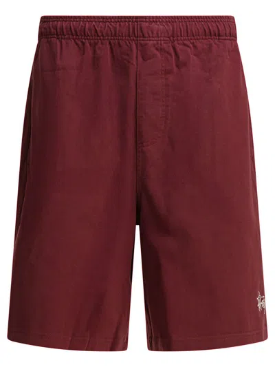 Stussy Stüssy Heavy Jersey Short In Burgundy