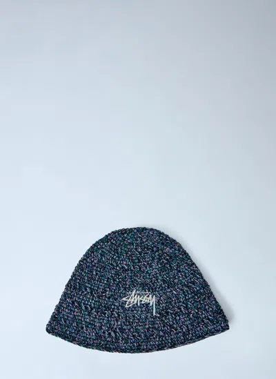 Stussy Hemp Stock Bucket Hat In Purple